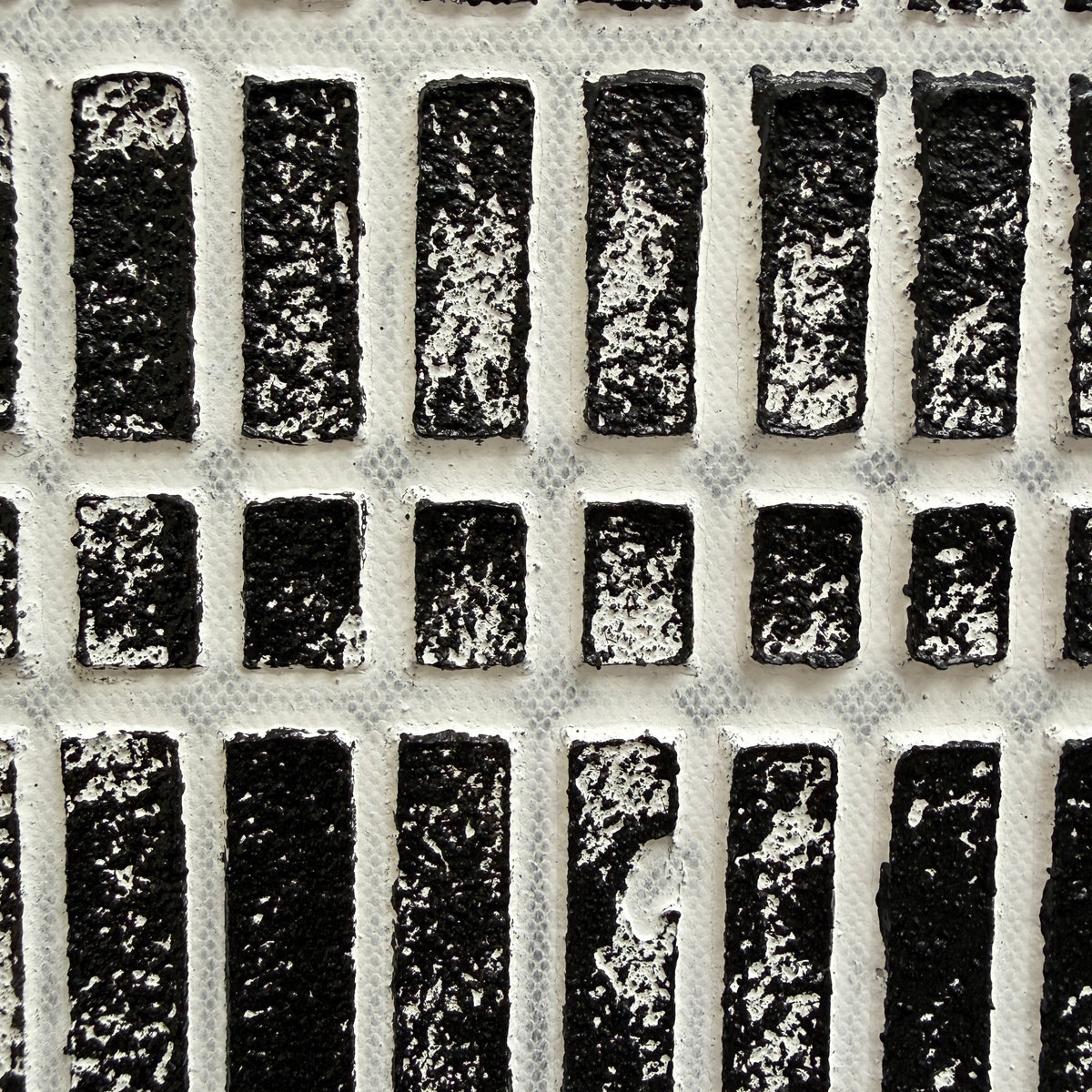 Abstract Charcoal Print Artwork