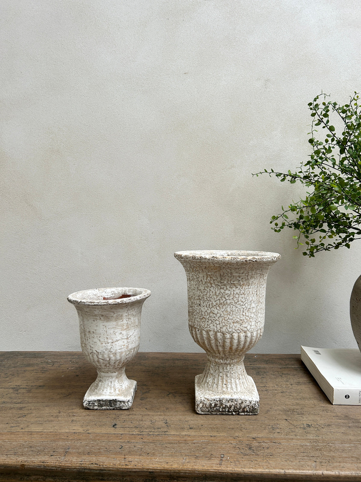 Amelia Crackle Glaze Urn