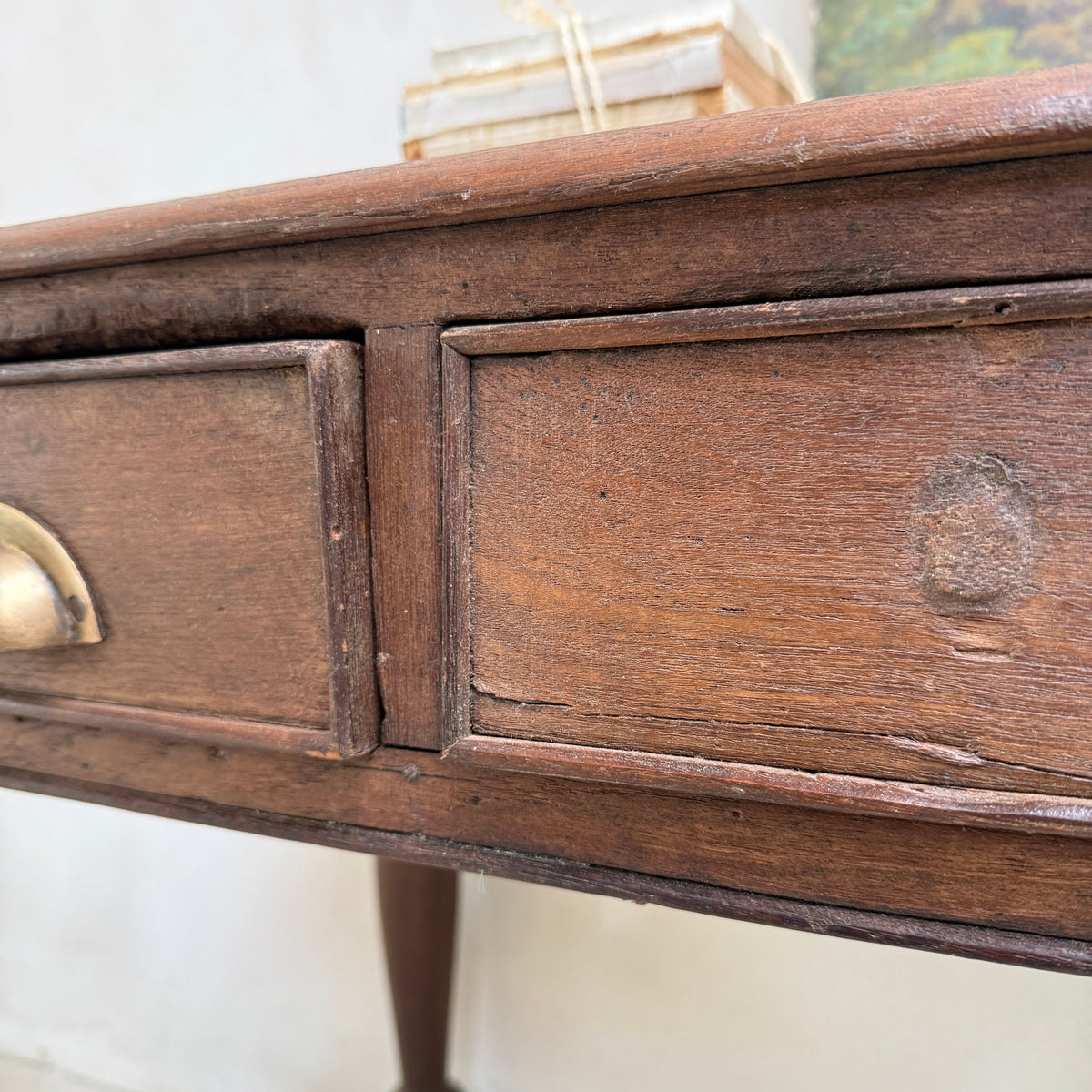 Antique Dark Wood Desk | Harry