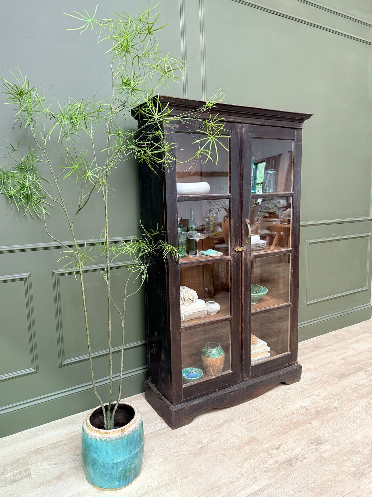Antique Glazed Cupboard | Darcy