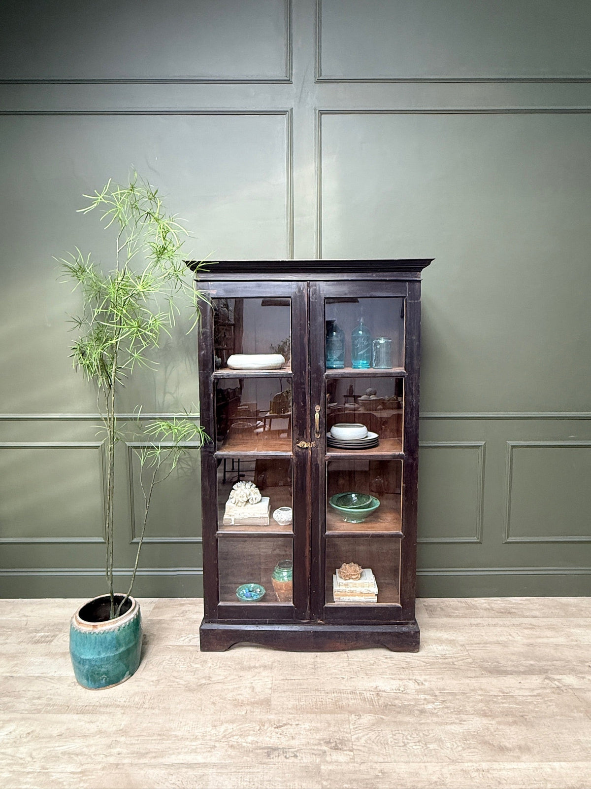 Antique Glazed Cupboard | Darcy