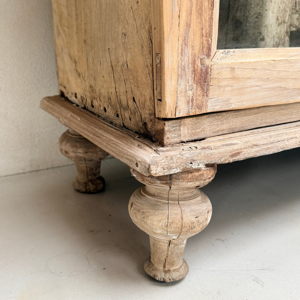 Antique Pine Glazed Armoire | Bourton