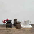 Dark Wooden Nepali Pots