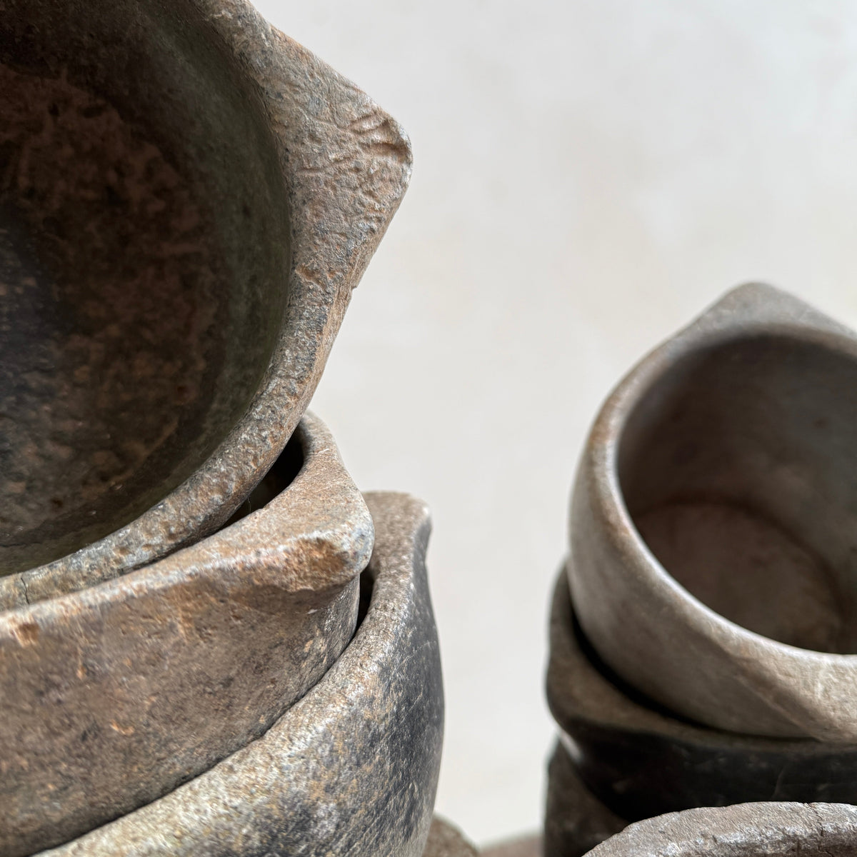 Antique Indian Stone Mortar Bowl