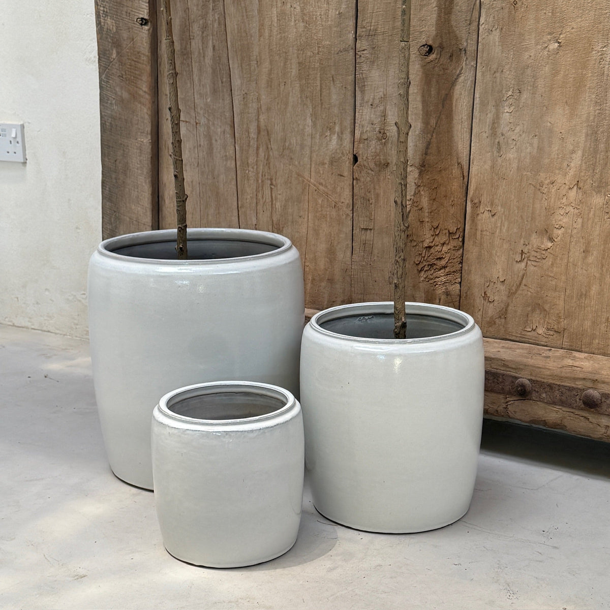 Natural Ceramic Planter | Nora